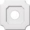 Ekena Millwork Locke Architectural Grade PVC Contemporary Ceiling Medallion, 10"OD x 3"ID x 6"C x 1"P CMP10LE-03000 - alternate 1